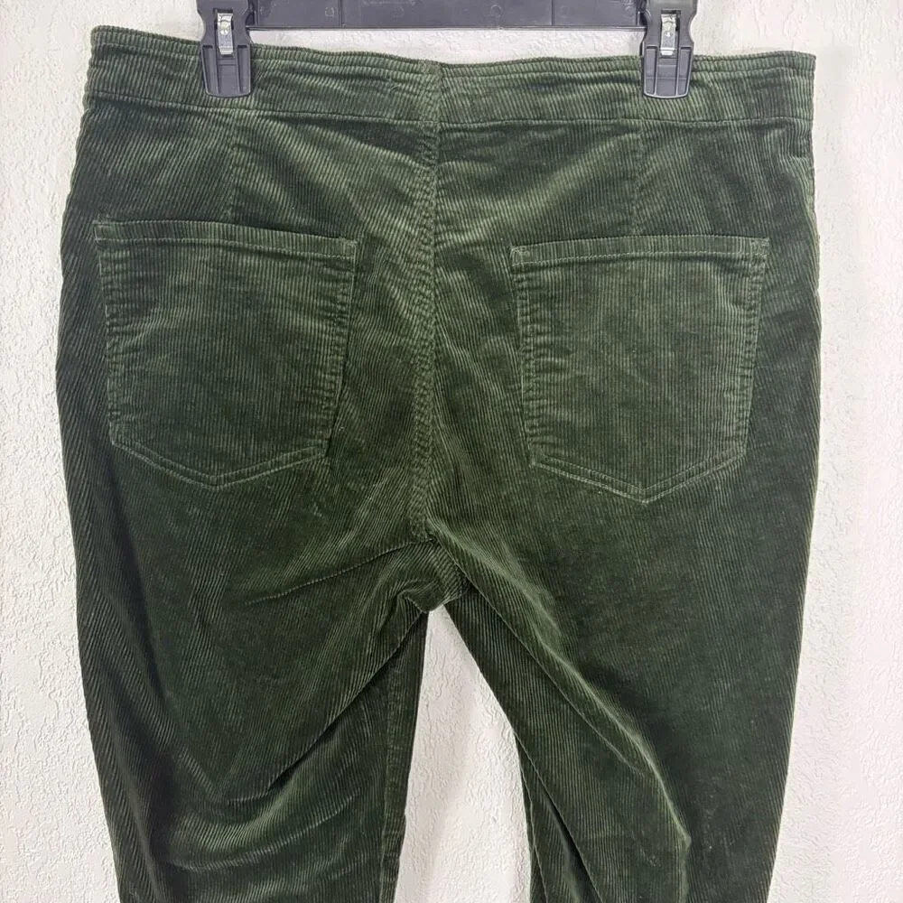 Kut‎ From The Kloth Green Corduroy Bootcut Jeans Size 12